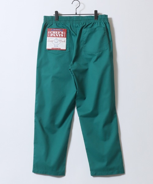 SITRY(シトリー)の「Twill Wide Tapered Pants/ツイル ワイドテーパードパンツ シェフパンツ スケートパンツ イージーパンツ(チノパンツ・メンズ・グリーン・L/M)」の3枚目の写真