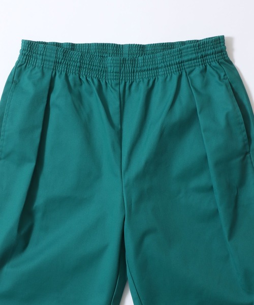 SITRY(シトリー)の「Twill Wide Tapered Pants/ツイル ワイドテーパードパンツ シェフパンツ スケートパンツ イージーパンツ(チノパンツ・メンズ・グリーン・L/M)」の4枚目の写真