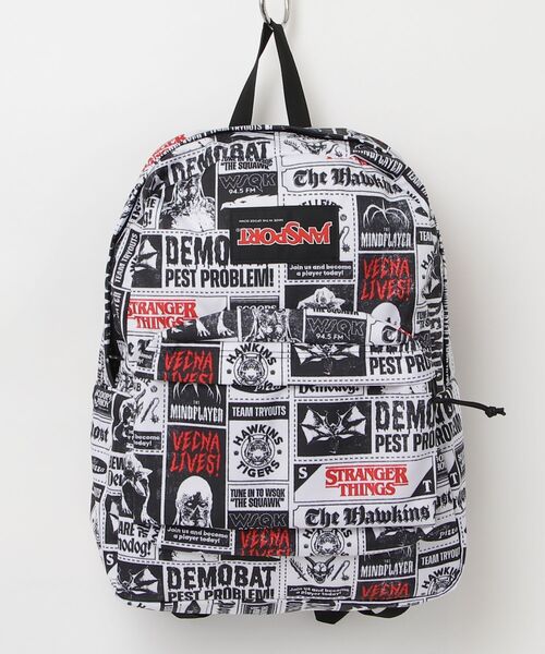 JANSPORT(ジャンスポーツ)の「【JANSPORT】JANSPORT X STRANGER THINGS SUPERBREAK PLUS HAWKINS POST - HAWKINS POST(バックパック/リュック・メンズ・マルチ・FREE)」の1枚目の写真