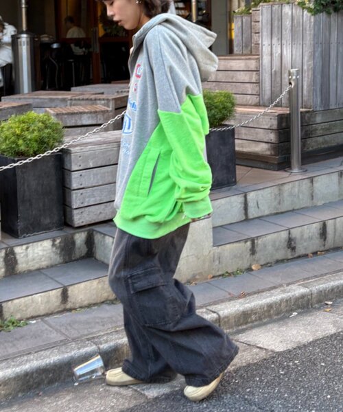 SOUNDSGOOOOD（サウンズグッド）の「【SOUNDS GOOOOD】パイル切り替えパーカー（パーカー・レディース・グレー・ONE SIZE）」の22枚目の写真