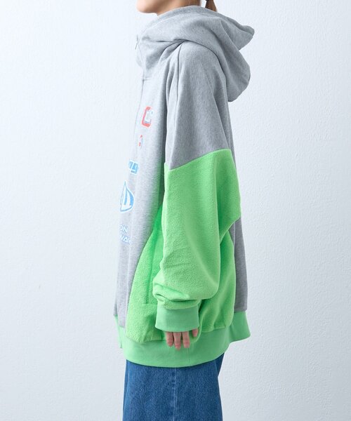 SOUNDSGOOOOD（サウンズグッド）の「【SOUNDS GOOOOD】パイル切り替えパーカー（パーカー・レディース・グレー・ONE SIZE）」の19枚目の写真
