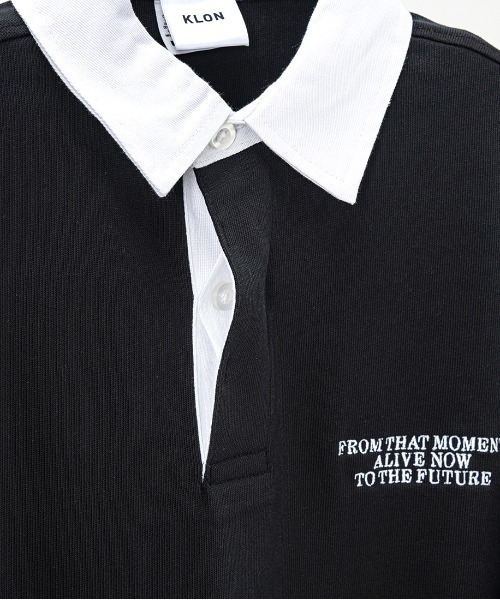 KLON(クローン)の「KLON LONG SLEEVE RUGBY JERSEY BLACK(Tシャツ/カットソー・レディース・ブラック・SMALL)」の10枚目の写真