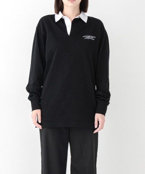 KLON(クローン)の「KLON LONG SLEEVE RUGBY JERSEY BLACK(Tシャツ/カットソー・レディース・ブラック・SMALL)」の12枚目の写真