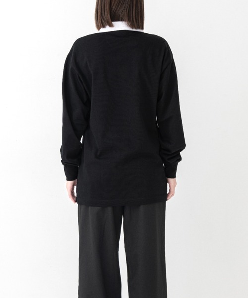 KLON(クローン)の「KLON LONG SLEEVE RUGBY JERSEY BLACK(Tシャツ/カットソー・レディース・ブラック・SMALL)」の14枚目の写真