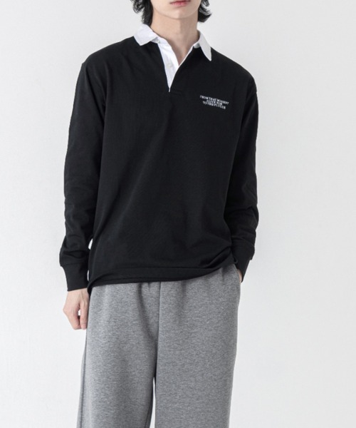KLON(クローン)の「KLON LONG SLEEVE RUGBY JERSEY BLACK(Tシャツ/カットソー・レディース・ブラック・SMALL)」の15枚目の写真