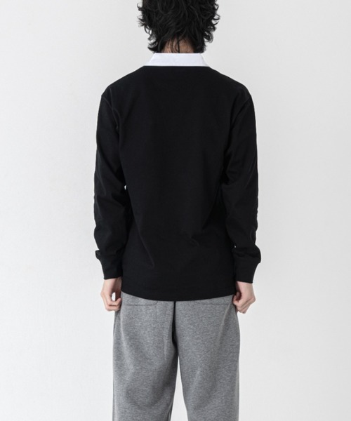 KLON(クローン)の「KLON LONG SLEEVE RUGBY JERSEY BLACK(Tシャツ/カットソー・レディース・ブラック・SMALL)」の17枚目の写真