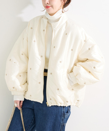 B.C STOCK（ベーセーストック）の「中わた刺繍ブルゾン（ブルゾン）」