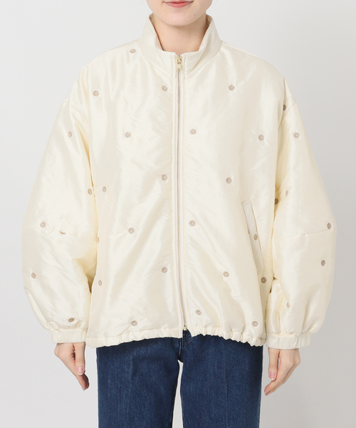 中わた刺繍ブルゾン（ブルゾン）｜B.C STOCK（ベーセーストック）の