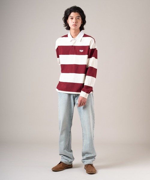 Levi's/リーバイス ハドソン ボックス ラグビーシャツ（Tシャツ