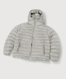 MOOD INSIDE（ムードインサイド）の「ミニマル軽量フード付きパディングジャケット _ベージュ（ダウンジャケット/コート）」