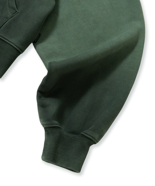 BROWNBREATH(ブラウンブレス)の「W BROKEN TAG DIRTY CROP HOOD ZIP UP - KHAKI(パーカー・メンズ・その他・S/M)」の6枚目の写真