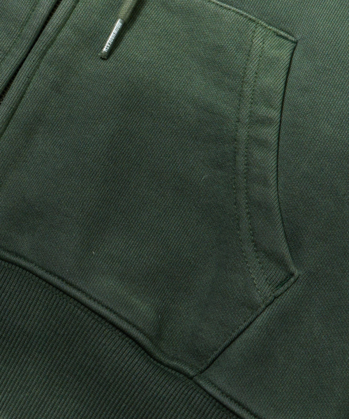 BROWNBREATH(ブラウンブレス)の「W BROKEN TAG DIRTY CROP HOOD ZIP UP - KHAKI(パーカー・メンズ・その他・S/M)」の7枚目の写真