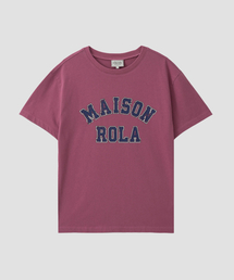 MAISON DE ROLA PIGMENT T-SHIRT DEEP PINK