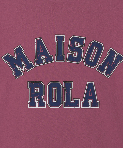 ROLAROLA(ロラロラ)の「MAISON DE ROLA PIGMENT T-SHIRT DEEP PINK(Tシャツ/カットソー・レディース・その他・FREE)」の2枚目の写真