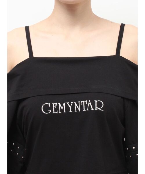 GYDA（ジェイダ）の「GEMYNTARオフショルトップス（Tシャツ/カットソー・レディース・ブラック/オフホワイト・FREE）」の16枚目の写真