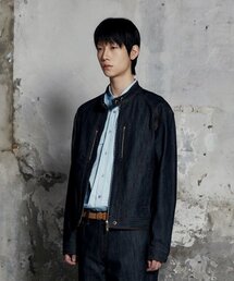 PIECE WORKER（ピースウォーカー）の「Terso Raw Indigo Biker Jacket（デニムジャケット）」