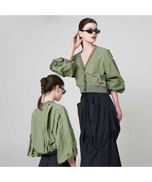 HYEON ヘヨン soufflé knit / black 出品12／26迄 