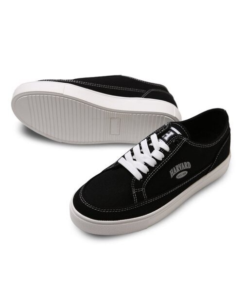 HARVARD SHOES（ハーバードシューズ）の「メイトキャンバススニーカー ブラック（スニーカー・レディース・ブラック・FREE）」の3枚目の写真