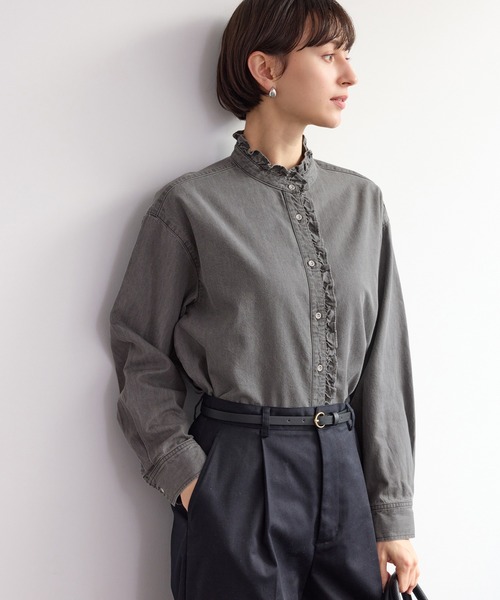 Shanbré fleur style / Easier care — джерси-рубашка