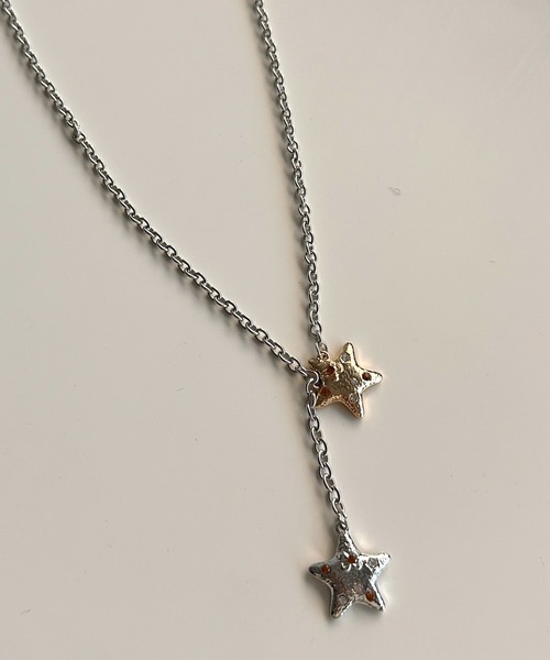 apres jour mignon(アプレジュールミニョン)の「【apresjour mignon×ARIAZ】スターモチーフロングネックレス(ネックレス・レディース・シルバー・ONESIZE)」の3枚目の写真
