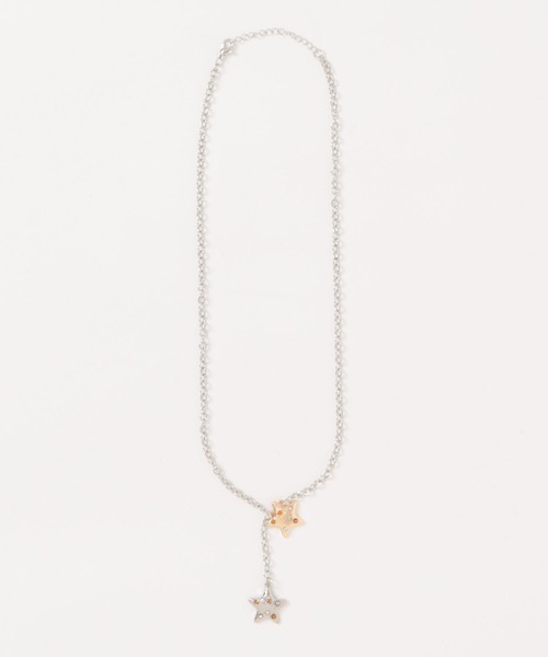 apres jour mignon(アプレジュールミニョン)の「【apresjour mignon×ARIAZ】スターモチーフロングネックレス(ネックレス・レディース・シルバー・ONESIZE)」の4枚目の写真
