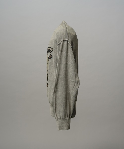 MAISON SPECIAL(メゾンスペシャル)の「《UNISEX》Parfait Bunny Jacquard Prime-Over Crew Neck Knit Pullover/パフェバニージャガードプライムオーバークルーネックニットプルオーバー【MAISON SPECIAL/メゾンスペシャル】(ニット/セーター・メンズ・ブラック/グレイッシュベージュ・0/1/2)」の15枚目の写真
