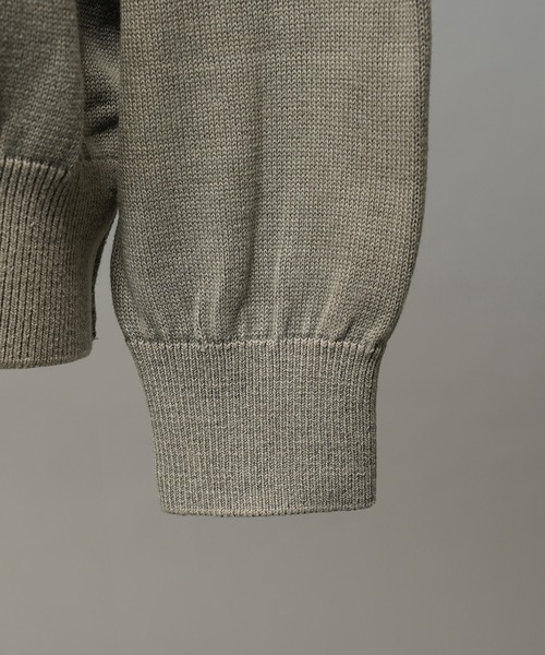 MAISON SPECIAL(メゾンスペシャル)の「《UNISEX》Parfait Bunny Jacquard Prime-Over Crew Neck Knit Pullover/パフェバニージャガードプライムオーバークルーネックニットプルオーバー【MAISON SPECIAL/メゾンスペシャル】(ニット/セーター・メンズ・ブラック/グレイッシュベージュ・0/1/2)」の19枚目の写真