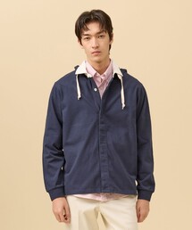 J.PRESS（ジェイプレス）の「【フード取り外し可】フーデット ラガーシャツ（パーカー）」