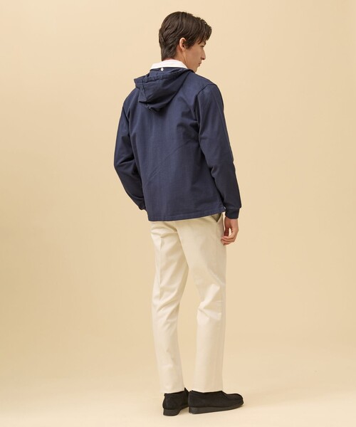 J.PRESS（ジェイプレス）の「【フード取り外し可】フーデット ラガーシャツ（パーカー・メンズ・ネイビー系/ネイビー系9・MEDIUM/LARGE/X-LARGE）」の5枚目の写真