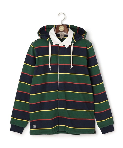 J.PRESS（ジェイプレス）の「【フード取り外し可】フーデット ラガーシャツ（パーカー・メンズ・ネイビー系/ネイビー系9・MEDIUM/LARGE/X-LARGE）」の13枚目の写真