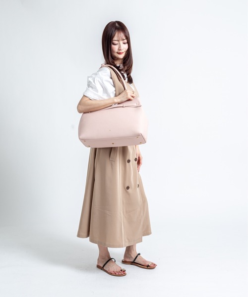 tov(トーヴ)の「【TOV】トートバッグ MIMI TOTE M(トートバッグ・レディース・ブラック/モカ/ミント/ブラウン/ピンク/ホワイト・FREE)」の19枚目の写真