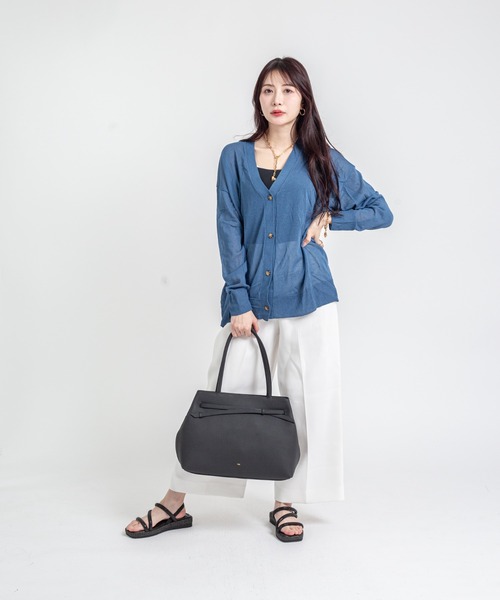 tov(トーヴ)の「【TOV】トートバッグ MIMI TOTE M(トートバッグ・レディース・ブラック/モカ/ミント/ブラウン/ピンク/ホワイト・FREE)」の11枚目の写真