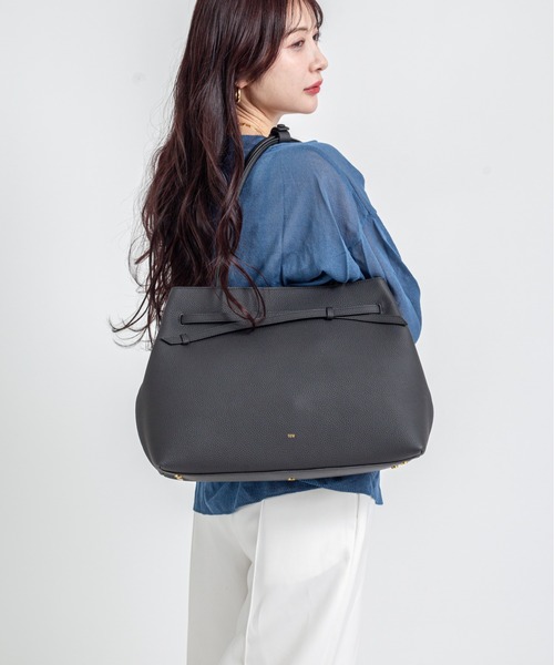 tov(トーヴ)の「【TOV】トートバッグ MIMI TOTE M(トートバッグ・レディース・ブラック/モカ/ミント/ブラウン/ピンク/ホワイト・FREE)」の8枚目の写真