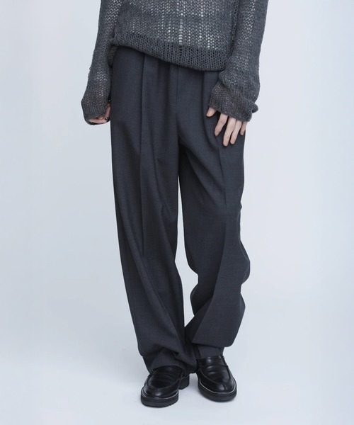 Wool Relax Pants（スラックス）｜INSCRIRE（アンスクリア）の