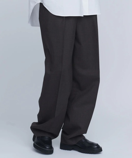 Wool Relax Pants(スラックス)|INSCRIRE(アンスクリア)の Wool Relax Pants(スラックス)|INSCRIRE(アンスクリア)の