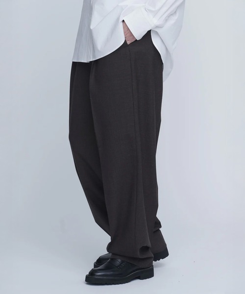 Wool Relax Pants(スラックス)|INSCRIRE(アンスクリア)の Wool Relax Pants(スラックス)|INSCRIRE(アンスクリア)の