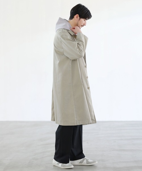 SPU(スプ)の「【セットアップ対応】防シワ・接触冷感・抗ピリング・ウォッシャブル ハイポンチプルパーカー(パーカー・メンズ・チャコール/杢グレー/グレー/ブラック/ネイビー/グレー系・L/XL/S/M)」の20枚目の写真