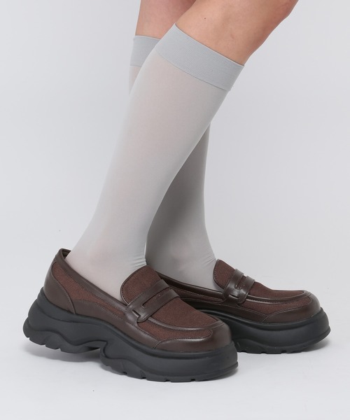 ALAND（エーランド）の「3.3 Field Trip／メッシュローファー（ローファー・レディース・ブラウン/ブラック・LARGE/MEDIUM）」の2枚目の写真