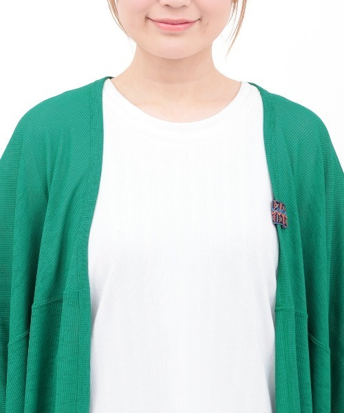 チチカカ（チチカカ）の「ＵＶサラサラテレコドルマンカーディガン（カーディガン/ボレロ・レディース・グリーン/マスタード/ベージュ/ブラック・FREE）」の15枚目の写真