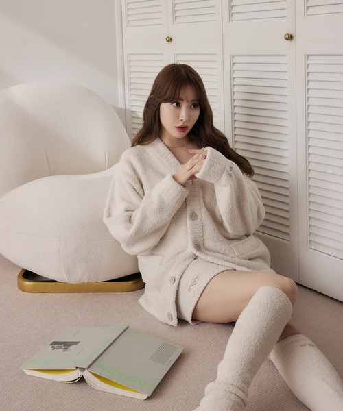 ルームウェア・パジャマ ROSIER Comfy Boyfriend Cardigan Herlipto ROSIER Comfy Boyfriend Cardigan（ルームウェア/パジャマ）｜ROSIER
