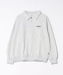 VANSアパレル(WJ) ヴァンズ W Embroidery logo halfzipsweat スウェット 126R3050401 ABC-MART限定 GRAY