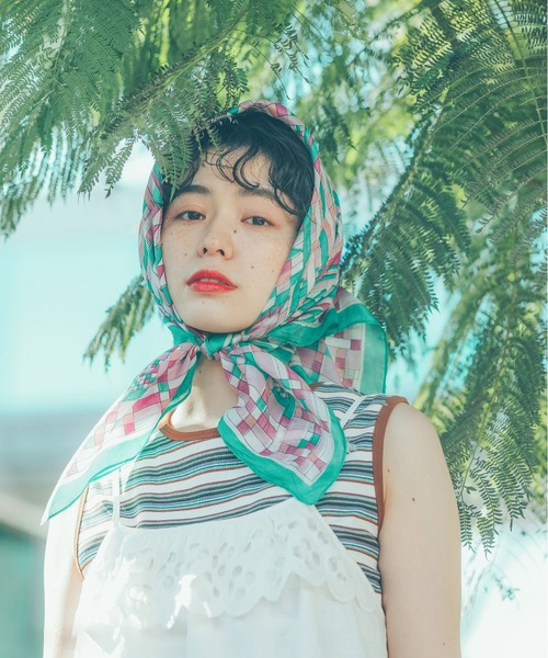 Dot＆Stripes CHILD WOMAN（ドットアンドストライプス　チャイルドウーマン）の「コットンリネンキャンバス フラワーカットワークキャミワンピース（ワンピース・レディース・ホワイト・FREE）」の6枚目の写真