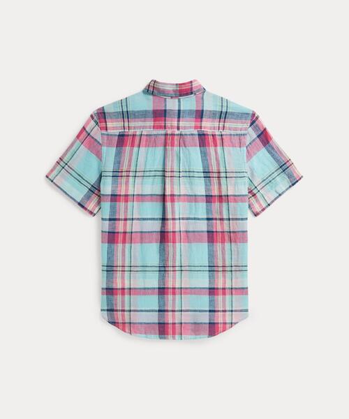 POLO RALPH LAUREN CHILDRENSWEAR(ポロ ラルフ ローレン チルドレンズウェア)の「チェック リネン シャツ(シャツ/ブラウス・キッズ・マルチ・L/XL/M/S)」の2枚目の写真