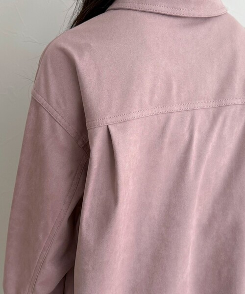 fredy emue(フレディエミュ)の「フェイクスエードシャツ(シャツ/ブラウス・レディース・ピンク/ベージュ/アイボリー・38)」の17枚目の写真