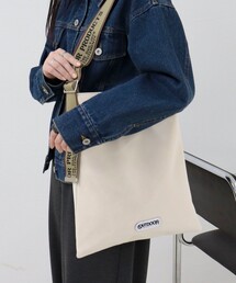 【OUTDOOR PRODUCTS 】ジャガードロゴテープワンショルトートバッグ