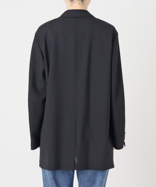 Spick & Span(スピックアンドスパン)の「VIAN / ヴィアン 別注ビッグ ジャケット シングル(テーラードジャケット・レディース・ネイビー/ベージュ・36)」の19枚目の写真