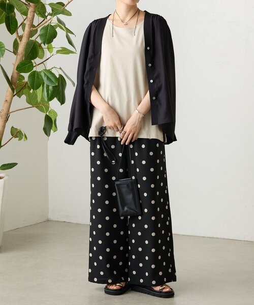 BEARDSLEY(ビアズリー)の「《2/20(金)12:00予約開始》シアーブラウスカーディガン(シャツ/ブラウス・レディース・ピンク/ホワイト/ネイビー/ブラック・FREE)」の11枚目の写真