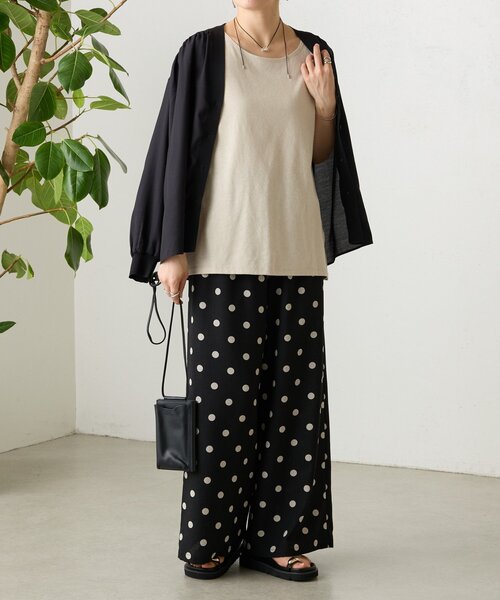 BEARDSLEY(ビアズリー)の「《2/20(金)12:00予約開始》シアーブラウスカーディガン(シャツ/ブラウス・レディース・ピンク/ホワイト/ネイビー/ブラック・FREE)」の12枚目の写真