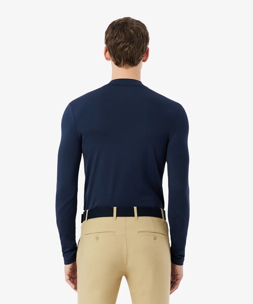 LACOSTE（ラコステ）の「ウルトラドライモックネックTシャツ（Tシャツ/カットソー・メンズ・ホワイト/ネイビー・3/4/5）」の11枚目の写真