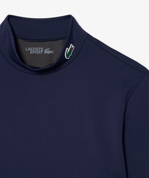 LACOSTE（ラコステ）の「ウルトラドライモックネックTシャツ（Tシャツ/カットソー・メンズ・ホワイト/ネイビー・3/4/5）」の13枚目の写真
